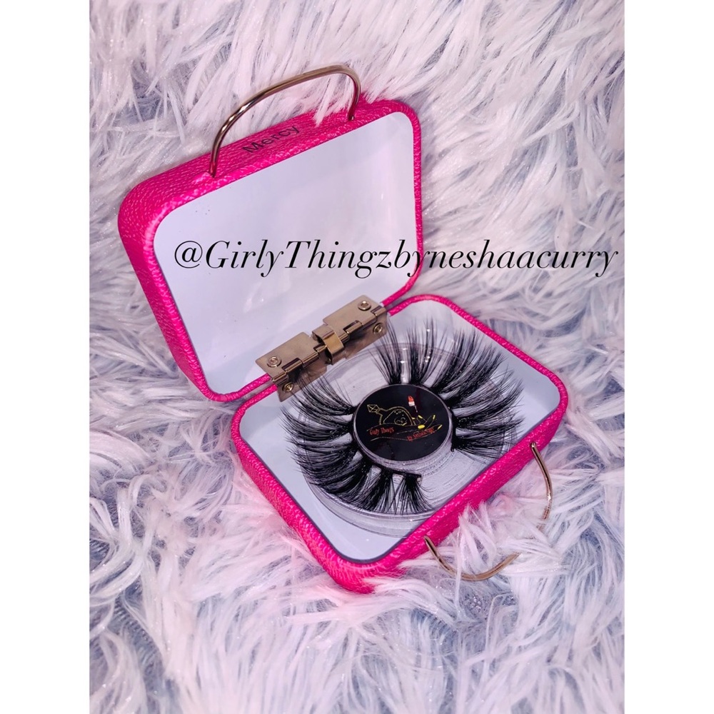 Mink false eyelashes 25mm